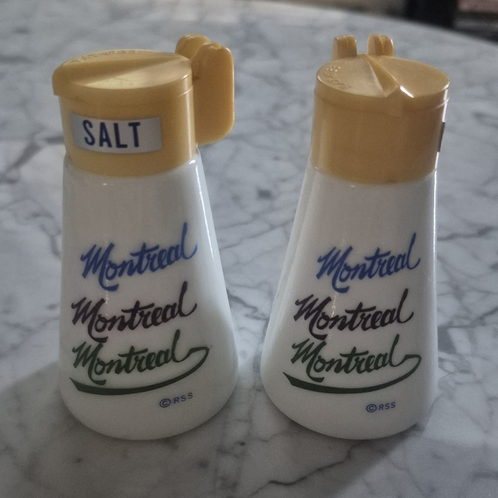 Vintage Montreal Salt and Pepper Shakers